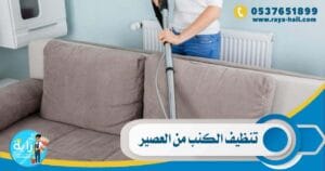 تنظيف الكنب من العصير