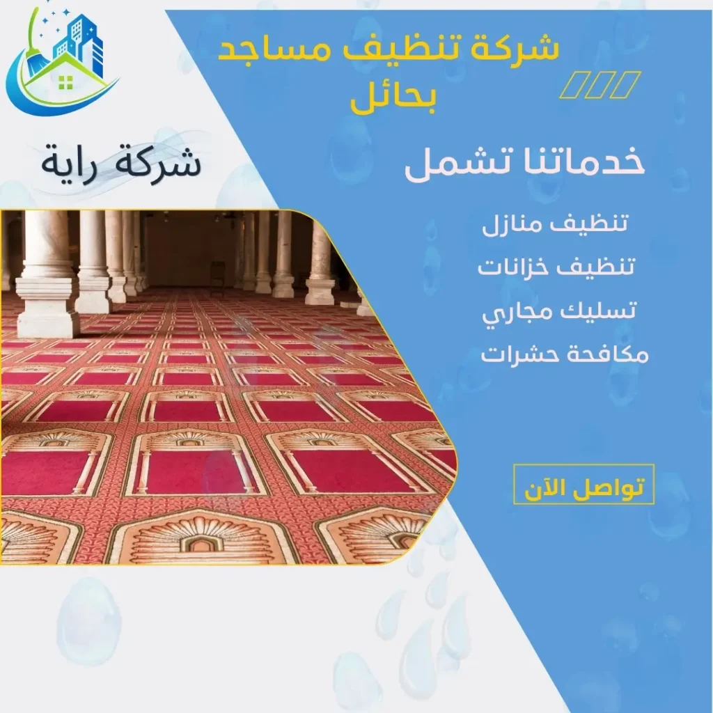 ارخص شركة تنظيف مساجد بحائل